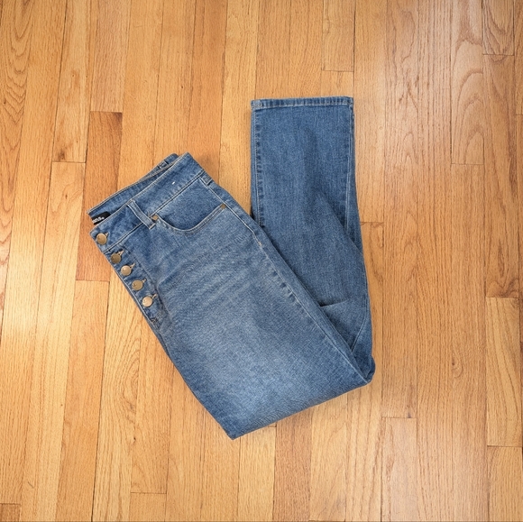 d. jeans Denim - d. jeans Button Fly Skinny Jeans